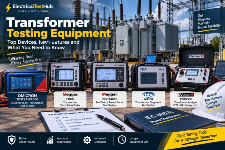 Transformer Testing Equipment: OMICRON, Megger, Doble & More