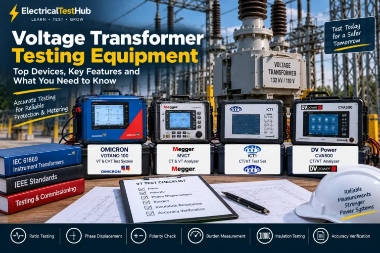 Voltage Transformer Testing Equipment: OMICRON, Megger, Doble, DV Power and More Voltage Transformer Testing Equipment: OMICRON, Megger, Doble & DV Power