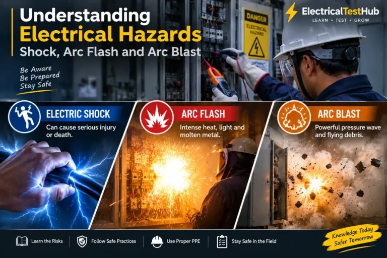 Understanding Electrical Hazards: Shock, Arc Flash and Arc Blast Understanding Electrical Hazards: Shock, Arc Flash and Arc Blast