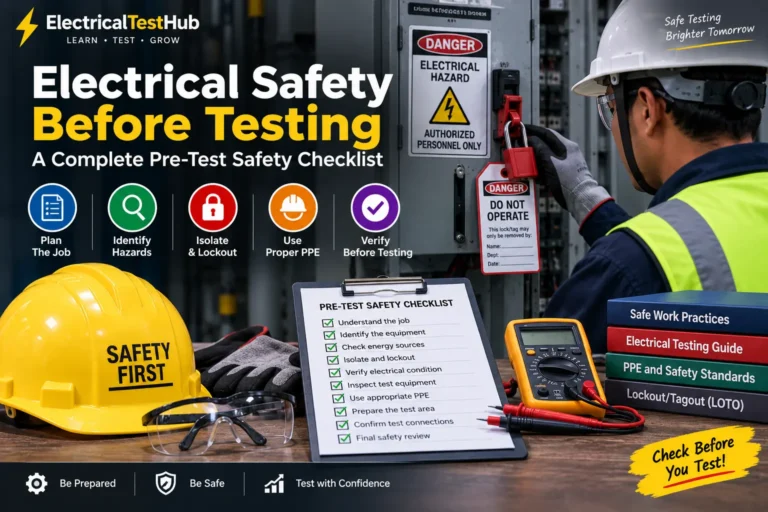Electrical Safety Checklist Before Testing: A Complete Guide