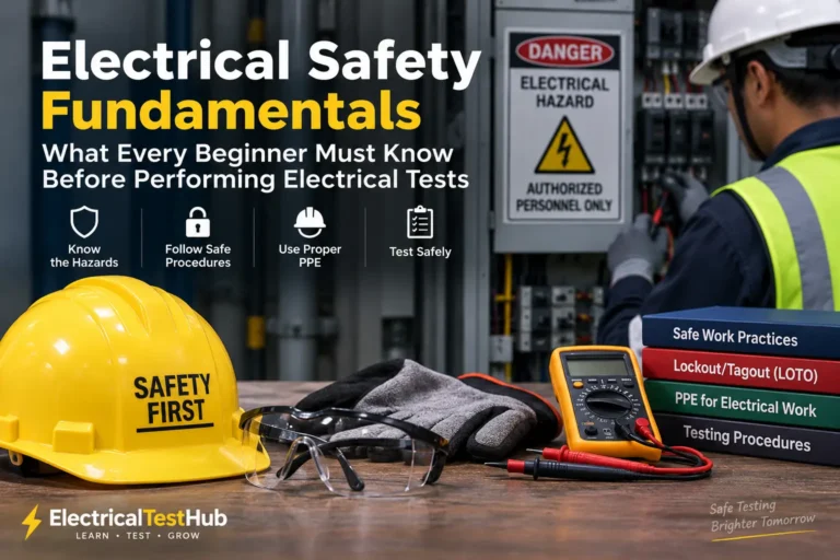Electrical Safety Fundamentals: A Beginner's Guide to Safe Electrical Testing