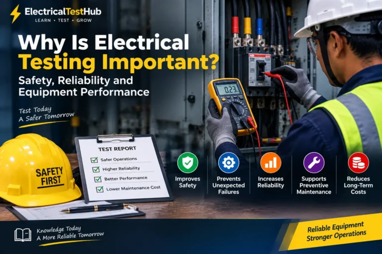 Why Is Electrical Testing Important? Safety, Reliability and Equipment Performance Why Is Electrical Testing Important? Safety, Reliability & Performance