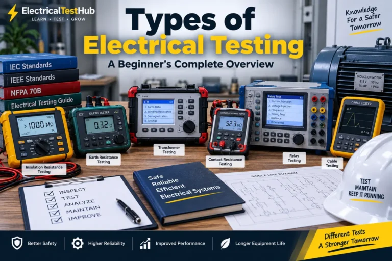 Types of Electrical Testing: A Beginner’s Complete Overview Types of Electrical Testing: A Beginner's Complete Guide