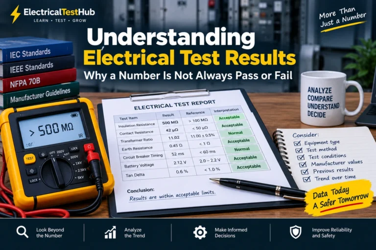 Understanding Electrical Test Results: Why a Number Is Not Always Pass or Fail Understanding Electrical Test Results: Pass, Fail or Something Else?
