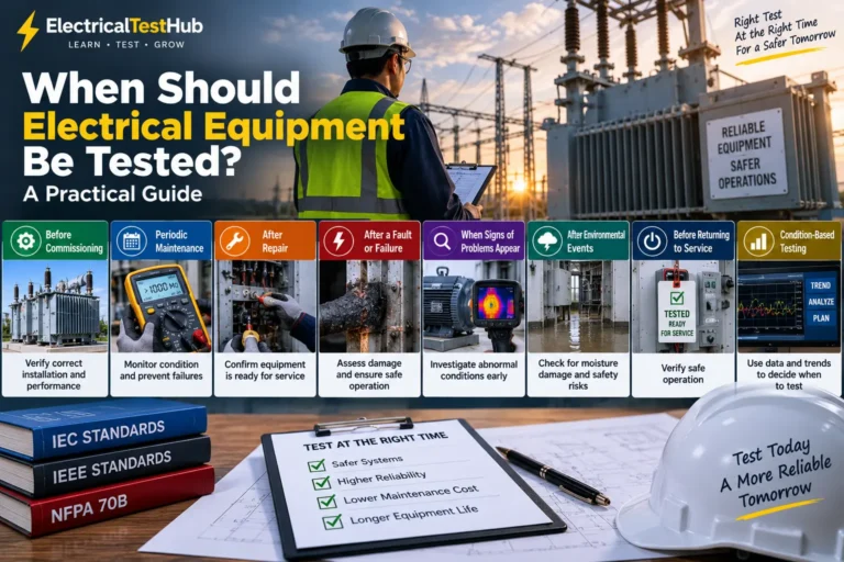 When Should Electrical Equipment Be Tested? A Practical Guide